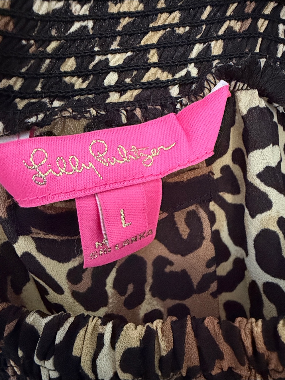 Lilly Pulitzer leopard print skirted romper - Picture 2 of 3
